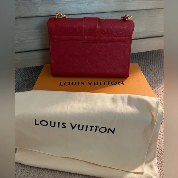 Louis Vuitton Scarlet Monogram Empriente Leather Saint Sulpice PM Bag - Picture 5 of 9